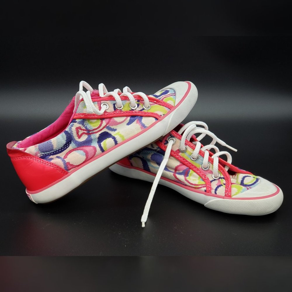 COACH Women's Pink Barrett Poppy Sneaker